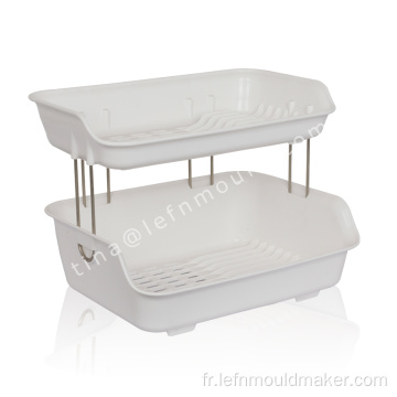Moule de support de vaisselle de niveaux, moule en plastique d&#39;égouttoir de plat
